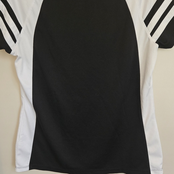 BLACKHAWKS SEQUIN  Black and White  WOMENS Shirt NWOT P - Picture 4 of 7